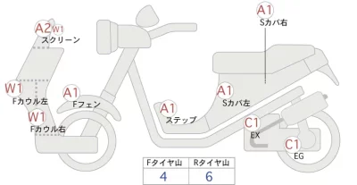 Honda X-ADV лот № 02111 оценка 4  с аукциона в Японии 0