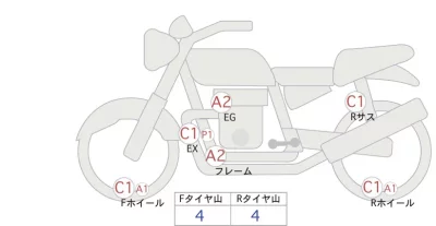 Yamaha MT-09 ABS лот № 02129 оценка 4  с аукциона в Японии 0