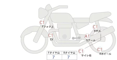 Kawasaki W230 лот № 04123 оценка 5  с аукциона в Японии 0