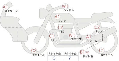 Suzuki GSX-S750 ABS лот № 02150 оценка 4  с аукциона в Японии 0