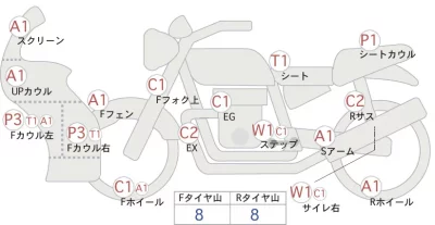 Yamaha YZF-R25 лот № 00184 оценка 4  с аукциона в Японии 0