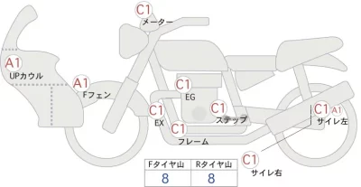 Suzuki GSR250 лот № 04166 оценка 4  с аукциона в Японии 0