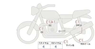 Kawasaki W800 STREET лот № 02212 оценка 4  с аукциона в Японии 0
