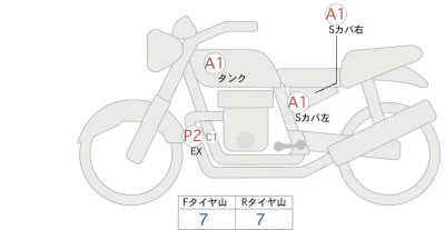 Kawasaki Z400  с аукциона в Японии