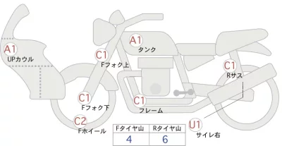 Suzuki V-STROM1000ABS лот № 00277 оценка 4  с аукциона в Японии 0