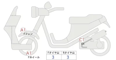 Yamaha T-MAX530 лот № 00284 оценка 4  с аукциона в Японии 0