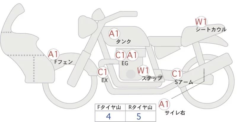 KTM  390 DUKE лот № 00332 оценка 4  с аукциона в Японии
