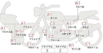 Suzuki ACROSS лот № 04301 оценка 4  с аукциона в Японии 0