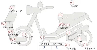 Yamaha T-MAX530 ABS лот № 04305 оценка 4  с аукциона в Японии 0