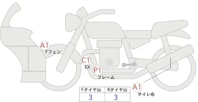 Kawasaki Ninja 250 лот № 04106 оценка 4  с аукциона в Японии 0