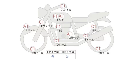 Kawasaki 250TR лот № 02083 оценка 4  с аукциона в Японии 0