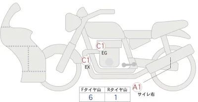 Kawasaki Ninja 1000 ABS лот № 00126 оценка 4  с аукциона в Японии 0