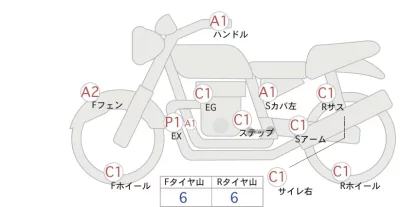 Kawasaki ESTRELLA SE лот № 04182 оценка 4  с аукциона в Японии 0