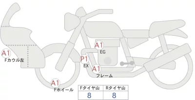 Suzuki V STROM 250 лот № 02145 оценка 4  с аукциона в Японии 0