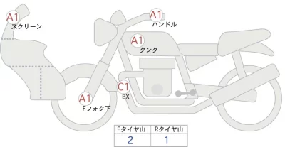 Honda NC750X лот № 04214 оценка 4  с аукциона в Японии 0