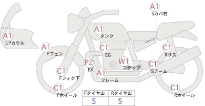 Kawasaki ELIMINATOR 400SE лот № 04291 оценка 4  с аукциона в Японии 0