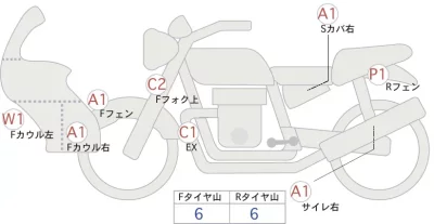 Kawasaki VERSYS-X 250 ABS лот № 04323 оценка 4  с аукциона в Японии 0