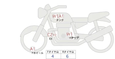 Ducati  MONSTAR 797 лот № 02269 оценка 4  с аукциона в Японии 0