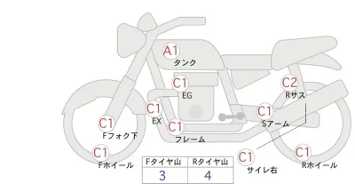 Kawasaki W800 лот № 00301 оценка 4  с аукциона в Японии 0