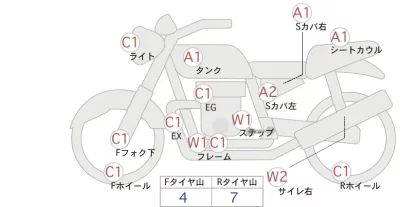 Honda SHADOW CLASSIC 400 лот № 00335 оценка 4  с аукциона в Японии 0