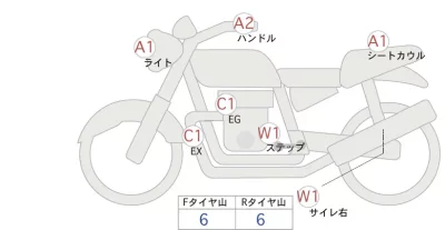 Honda GB350S лот № 04421 оценка 4  с аукциона в Японии 0