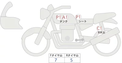 Ducati  DIAVEL 1260 лот № 04431 оценка 4  с аукциона в Японии 0