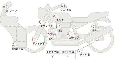 Kawasaki Ninja 250 лот № 00030 оценка 4  с аукциона в Японии 0