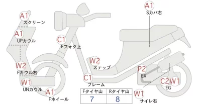 Yamaha T-MAX WGP50TH ANV ED лот № 02063 оценка 4  с аукциона в Японии 0