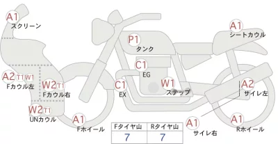 Suzuki Hayabusa лот № 00080 оценка 4  с аукциона в Японии 0