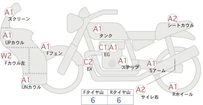 Kawasaki Ninja 400 лот № 00075 оценка 4  с аукциона в Японии 0