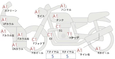 Kawasaki Ninja 400 лот № 00096 оценка 4  с аукциона в Японии 0