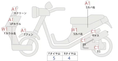 Honda FORZA 250 лот № 00104 оценка 4  с аукциона в Японии 0