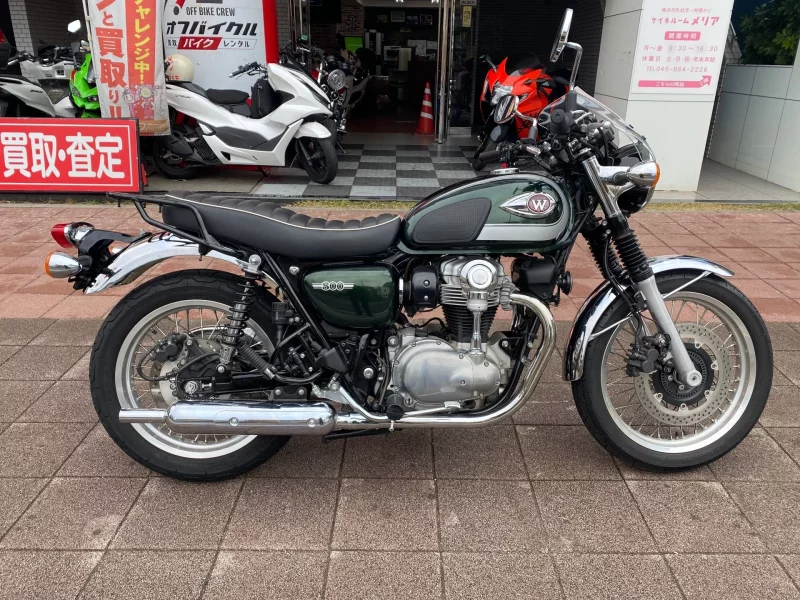 Kawasaki W800 лот № 00118 оценка 5  с аукциона в Японии