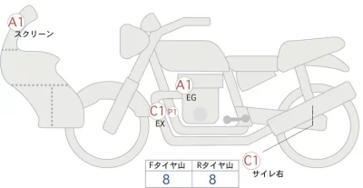 BMW  R1300RS TOURING ASA лот № 04098 оценка 5  с аукциона в Японии 0