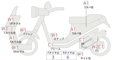 Suzuki BURGMAN400 лот № 02128 оценка 4  с аукциона в Японии 0