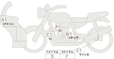 Kawasaki Ninja 650 ABS лот № 04126 оценка 5  с аукциона в Японии 0