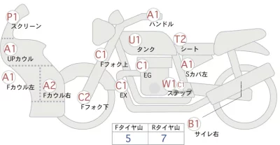 Honda CBR600FS лот № 00190 оценка 4  с аукциона в Японии 0