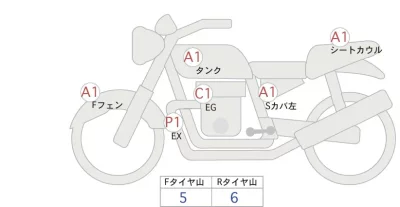 Yamaha MT-07 ABS лот № 00226 оценка 4  с аукциона в Японии 0
