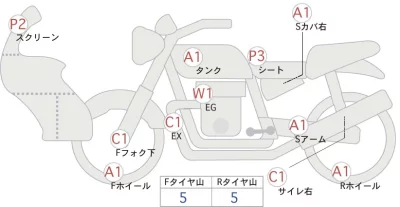 Honda CRF1100L AFRICA TWIN лот № 00107 оценка 4  с аукциона в Японии 0