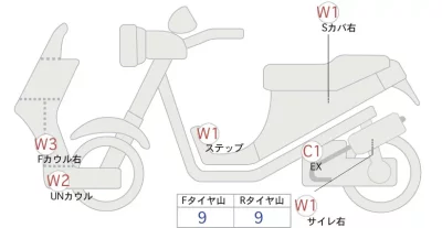 Honda FORZA 250 лот № 00104 оценка 4  с аукциона в Японии 0
