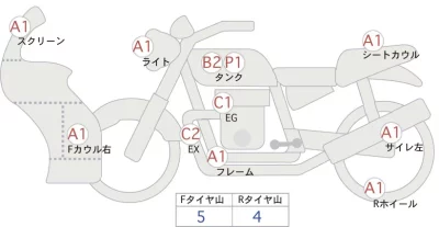 Kawasaki Ninja 250 лот № 00113 оценка 4  с аукциона в Японии 0