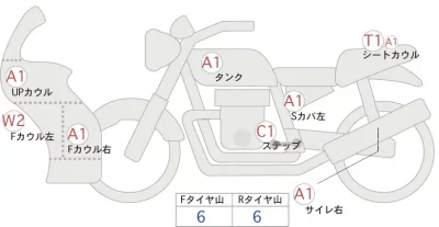 Yamaha YZF-R25 ABS лот № 04080 оценка 4  с аукциона в Японии 0