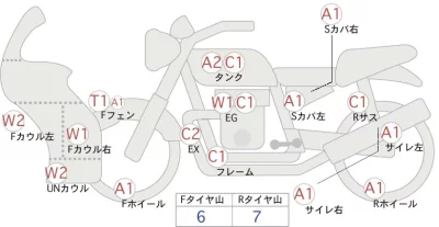 Kawasaki Ninja 400 лот № 02106 оценка 4  с аукциона в Японии 0