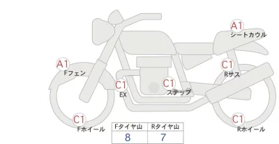 Honda SHADOW CLASSIC 400 лот № 02125 оценка 4  с аукциона в Японии 0