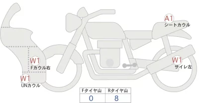 Suzuki Hayabusa лот № 00167 оценка 5  с аукциона в Японии 0
