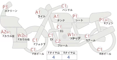 BMW  K1200GT лот № 02201 оценка 4  с аукциона в Японии 0