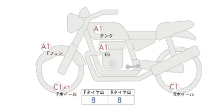 Yamaha MT-09 лот № 02214 оценка 5  с аукциона в Японии 0