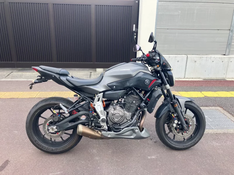 Yamaha MT-07 лот № 00249 оценка 4  с аукциона в Японии