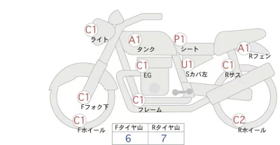 Harley-Davidson HARLEY XL1200T лот № 00251 оценка 4  с аукциона в Японии 0