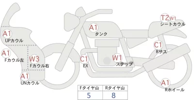 Kawasaki Ninja 250 ABS лот № 00270 оценка 4  с аукциона в Японии 0